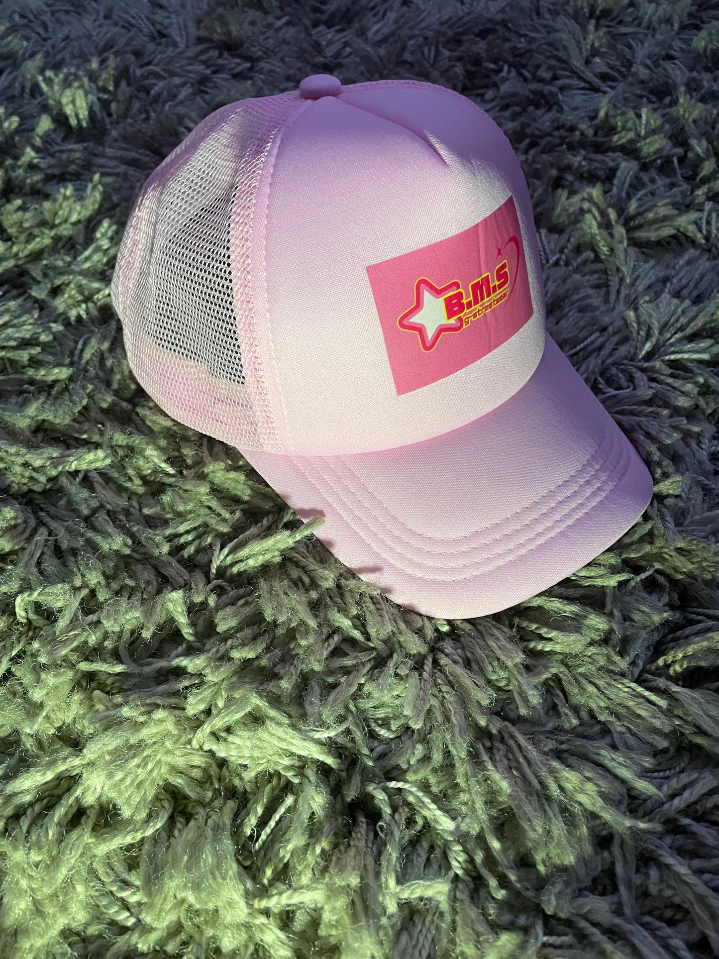 B.M.S pink Cap